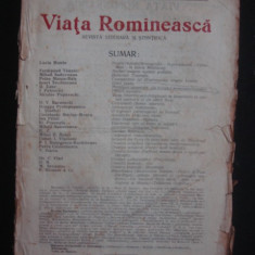 Revista Viata Romaneasca, anul XIX, nr. 10, 11, 12, Octombrie, Noiembrie... 1927