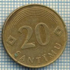 2368 MONEDA - LETONIA - 20 SANTIMU - anul 1992 -starea care se vede