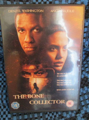 THE BONE COLLECTOR - film DVD (original din Anglia, in stare impecabila!!!) foto