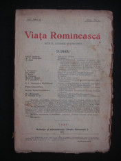 REVISTA VIATA ROMANEASCA - REVISTA LITERARA SI STIINTIFICA - APRIL NO 4 - 1927 ANUL XIX foto