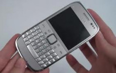 Nokia E6 Silver foto
