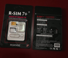 Gevey R-Sim 7+ Apple iPhone 5 iPhone 4s iOS 5... 6.1.4 ..7 7.0.3 Produs Original Orice Retea foto