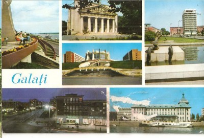 CPI (B2846) GALATI, MOZAIC, EDITURA MERIDIANE, CIRCULATA, 1973, STAMPILE foto