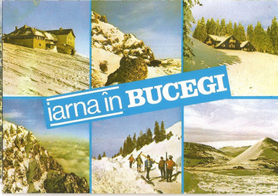 CPI (B2858) IARNA IN BUCEGI, MOZAIC, EDITURA SPORT TURISM, NECIRCULATA foto