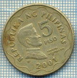 2349 MONEDA - PHILIPPINES - 5 PISO - anul 2001 -starea care se vede