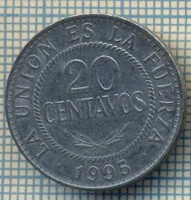 2362 MONEDA - BOLIVIA - 20 CENTAVOS - anul 1995 -starea care se vede