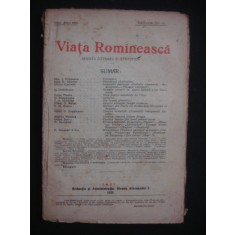 REVISTA VIATA ROMANEASCA - REVISTA LITERARA SI STIINTIFICA - DECEMBRE NO 12 - 1926 ANUL XVIII