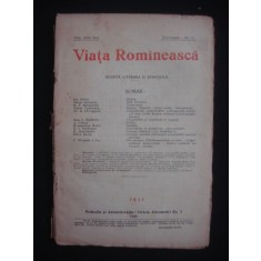 Revista Viata Romaneasca, anul XVIII, nr. 9, Septembrie 1926