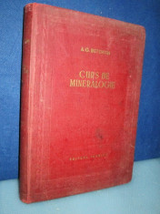 A.G.Betehtin-Curs de mineralogie-1953, 25_18cm, pagini-567. foto