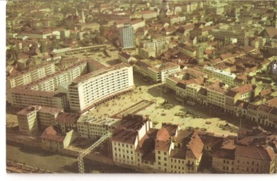 CPI (B2882) VEDERE DIN CLUJ, EDITURA MERIDIANE, CIRCULATA, 1965, STAMPILA, TIMBRU, RPR foto