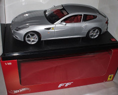 1/18 FERRARI FF - ARGINTIU - HOT WHEELS HERITAGE foto