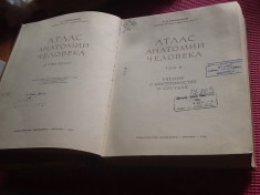 ATLAS ANATOMIE UMANA SINELNIKOV lb.rusa 3 volume foto