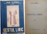 Vulpescu , Gestul liric , 1947 , prima editie cu autograf consistent