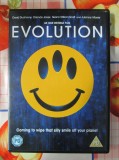 EVOLUTION - film COMEDIE SF DVD - cu David DUCHOVNY (original din Anglia, in stare impecabila!!!), Engleza