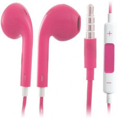 Casti Earpods Apple iPhone 5 iTouch 5 iPad Pink foto