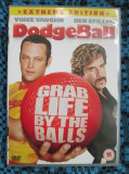 DODGE BALL - film COMEDIE DVD - cu Vince VAUGHN si Ben STILLER (original din Anglia, in stare impecabila!!!), Engleza