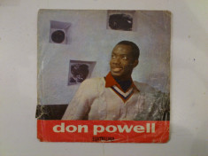 Disc vinil vinyl pick-up MIC Electrecord DON POWELL Il Treno Gli Amore 1967 45-EDC 832 rar vechi colectie foto