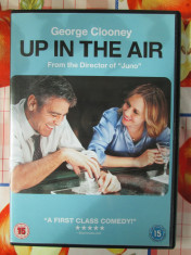 UP IN THE AIR - film COMEDIE DVD - cu George CLOONEY (original din Anglia, in stare impecabila!!!) foto