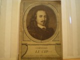 CORNEILLE - LE CID -CLASSIQUES ILLUSTRES VAUBOURDOLLE -LIBRAIRIE HACHETTE - PARIS 1935