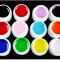 Set de 12 geluri uv EzFlow colorate mate pentru unghii false 8 gr Nr. 02 gel colorat