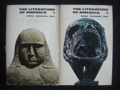 IRVING HOWE, MARK SCHORER, LARZER ZIFF - THE LITERATURE OF AMERICA 2 volume foto