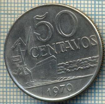 2595 MONEDA - BRAZILIA - 50 CENTAVOS - anul 1970 -starea care se vede foto