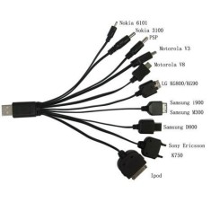 INCARCATOR telefon incarcator Universal usb 10 in 1 incarcator 10 in 1 incarcator 10 mufe multi usb INCARCATOARE TELEFON foto