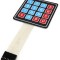 matrix Arduino keypad 4x4, tastatura, keyboard, autoadeziv, matrice, 16 taste, ARM, MCU, PIC