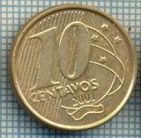 2601 MONEDA - BRAZILIA - 10 CENTAVOS - anul 2001 -starea care se vede