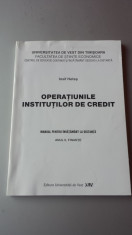 OPERATIUNILE INSTITUTIILOR DE CREDIT 2007 foto