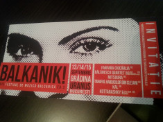 Invita?ie pentru 2 persoane la festivalul Balkanik (2 zile) foto