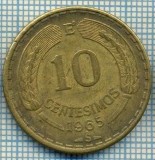 2608 MONEDA - CHILE - 10 CENTESIMOS - anul 1965 -starea care se vede