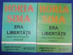 HORIA SIMA - ERA LIBERTATII * STATUL NATIONAL LEGIONAR [ VOL.1 + VOL.2 ] - 1995 foto