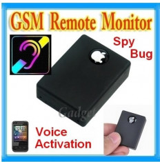 MICROFON GSM SPY SPION N9 Supraveghere cu Detectie si Activare Vocala foto