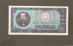 BANCNOTA 100 LEI 1966 XF foto