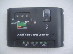 Regulator / Controller solar fotovoltaic, Panouri/Celule Fotovoltaice 12 V/24 V - 10 A foto