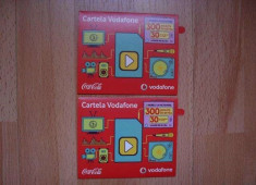 Vand Cartela Vodafone Coca Cola foto