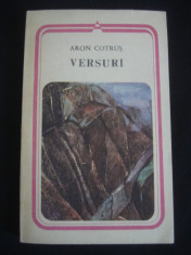 ARON COTRUS - VERSURI foto