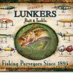 Reclama metalica vintage - Lunkers