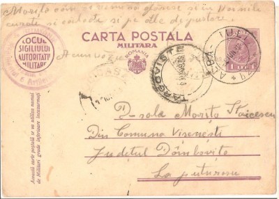 CPI (B2902) CARTE POSTALA MILITARA, CIRCULATA, 8.IUN.1936, STAMPILE, TIMBRE foto