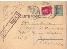 CPI (B2910) CARTE POSTALA, CIRCULATA, 1943, STAMPILE, TIMBRE foto