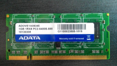 1GB RAM Laptop ADATA PC2 6400, 800Mhz, mod. ADOVE1A0834E foto