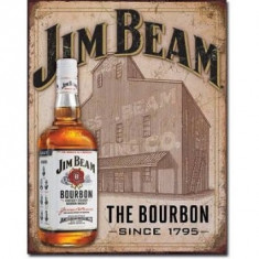 Reclama metalica vintage - JIM BEAM