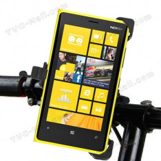 Suport bicicleta motocicleta original Nokia Lumia 920 + folie protectie ecran + expediere gratuita foto