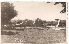 CPI (B2899) RUINELE PALATULUI DOMNESC CURTEA DE ARGES, FOTO CLUB BALAS, CIRCULATA, 1936, STAMPILE, TIMBRE foto