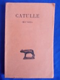 Cumpara ieftin CATULLE / CATULLUS - OEUVRES / OPERE * [ POESIES ] , PARIS , 1922 #