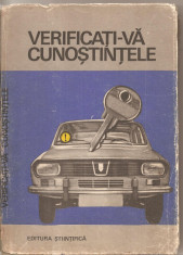 (C4191) VERIFICATI-VA CUNOSTINTELE, EDITURA STIINTIFICA, 1971, INSPECTORATUL GENERAL AL MILITIEI, DIRECTIA CIRCULATIE foto