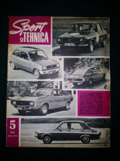 Revista Sport si Tehnica Nr. 5 / 1972 foto