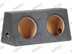 Carcasa difuzor, dublu, subwoofer, MDF, capacitate 20L+20L, pentru difuzoare de 250mm.- 000876 foto