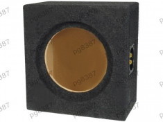 Carcasa subwoofer, pentru VW Transporter T5, sub scaunul soferului, MDF, capacitate 15L - 000901 foto